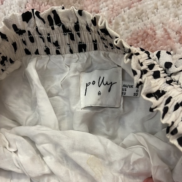 preppy princess polly leopard print mini skirt - Picture 2 of 2